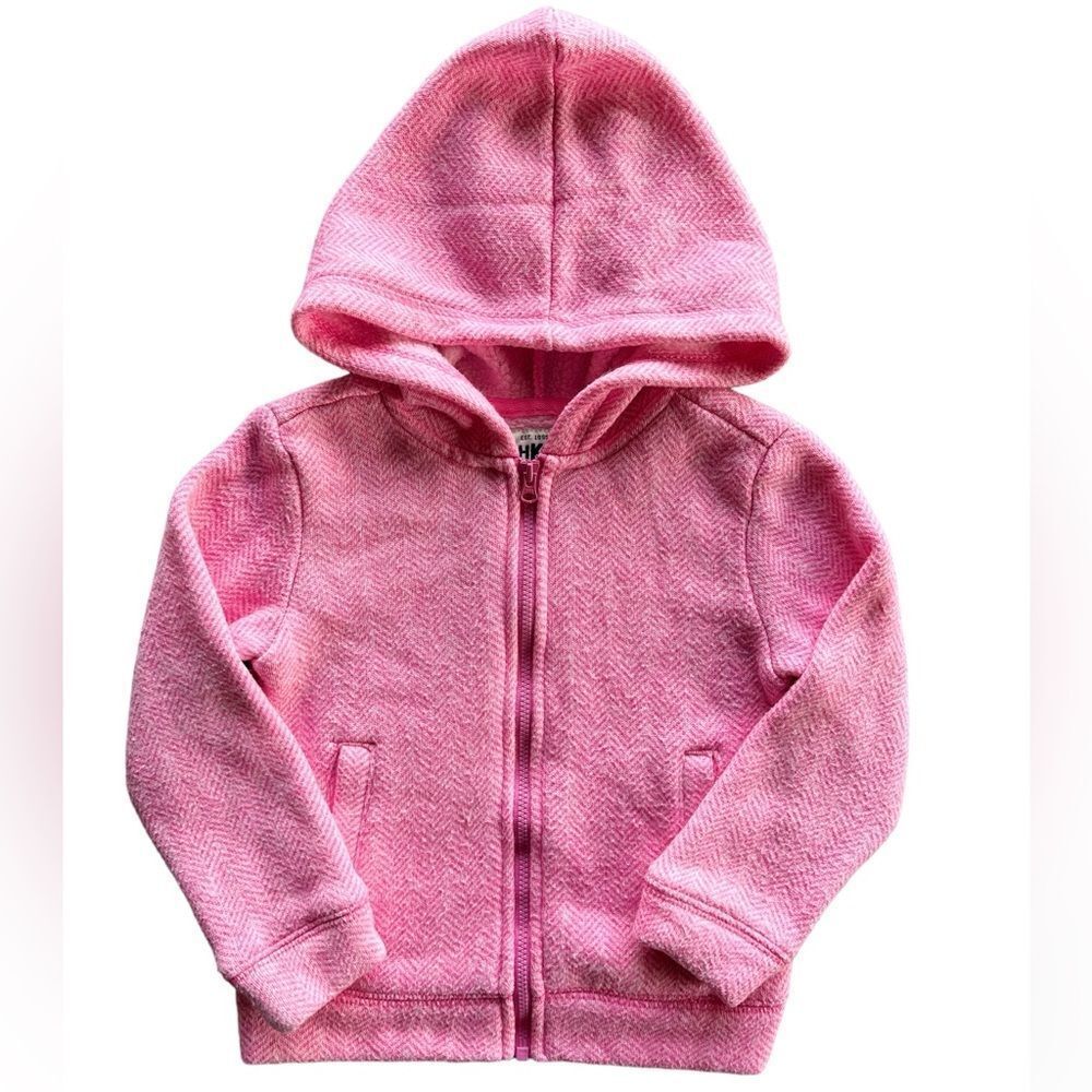 OshKosh 3T Girls Pink  Thick Full Zip Hoodie